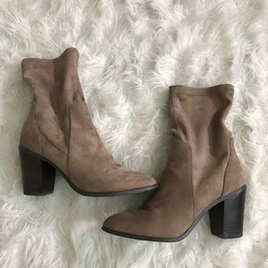 Taupe Sock Boots